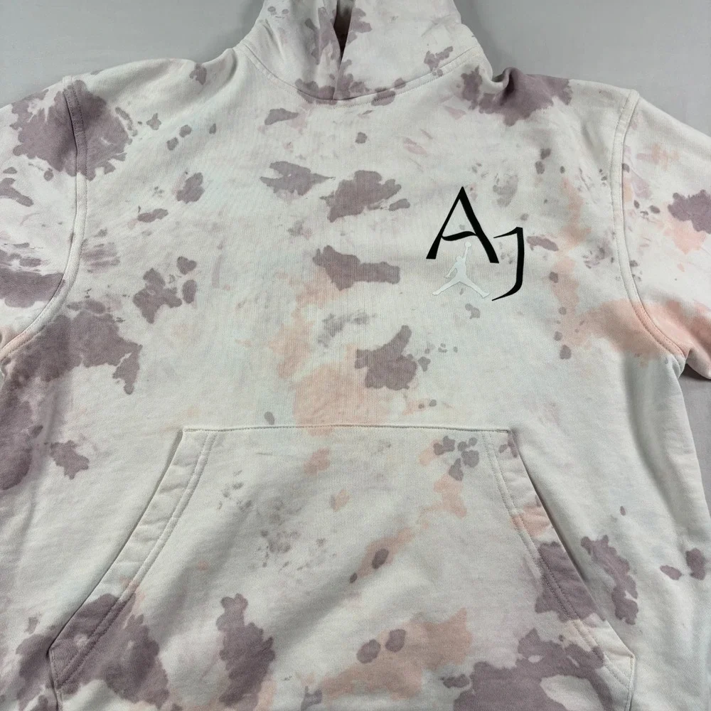 Air Jordan Hoodie Mens Medium Sport DNA Dye Pullover Sweatshirt Big Logo Jumpman